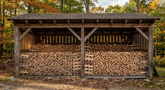 Укладка дров в Воронеже, улица Зелёная, 16